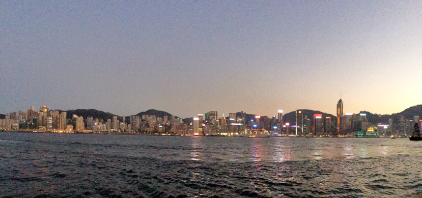 Beautiful Hong Kong cityline